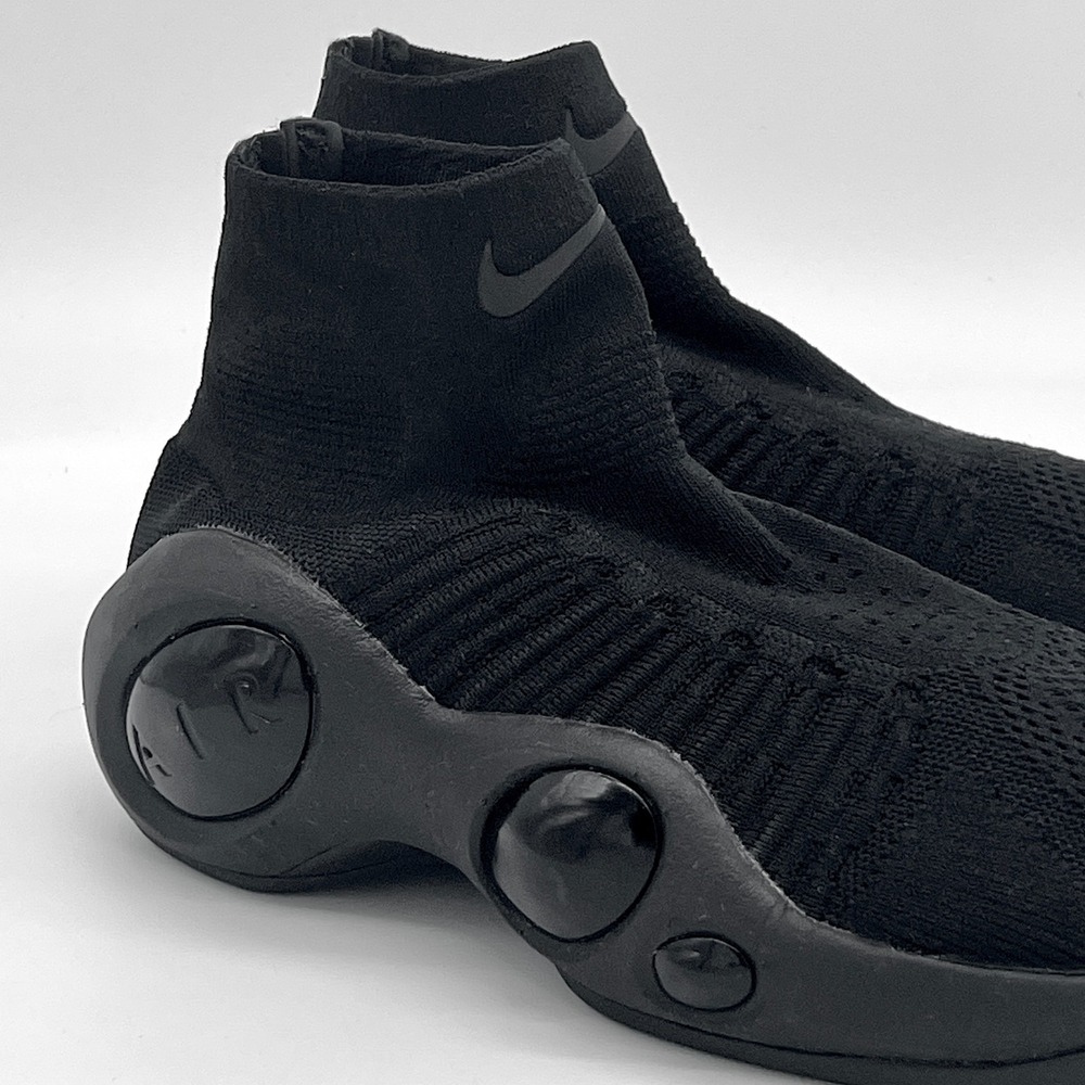 Nike Air Flight Bonafide Triple Black Jason Kidd Men's Size 10.5 Ankle Sneaker - Picture 6 of 13